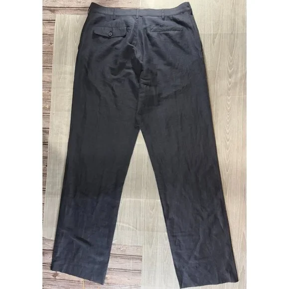 Outlier Injected Linen Pants size 34 color navy NEW made in Portugal